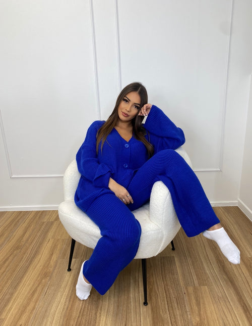 ENSEMBLE LAINE BLEU NUIT