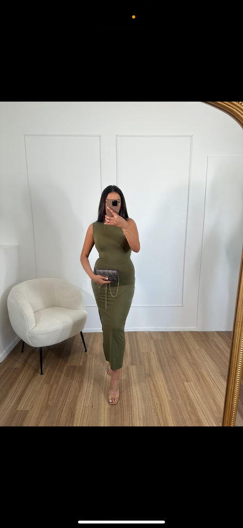 ROBE PALOMA KAKI