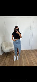 TEE SHIRT NOIR INSPIRATION ZARA